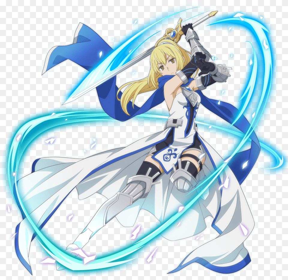 Sparkle Princess Ais Wallenstein Danmachi Memoria Freese Ais, Book, Comics, Publication, Person Free Png