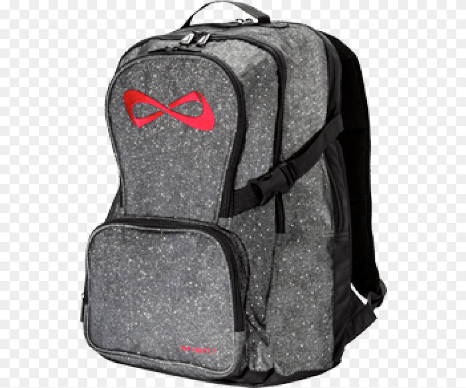 Sparkle Red Logo Backpack Silver Purple Nfinity Backpack, Bag Free Png Download