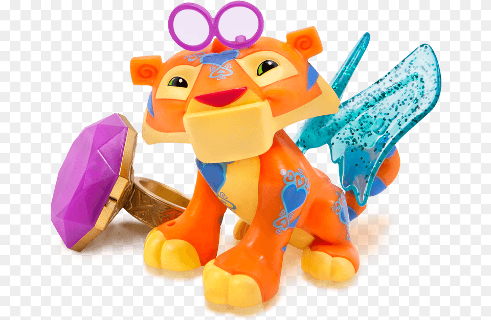 Sparkle Tiger With Lightup Ring Animal Jam Toys, Toy Free Transparent Png