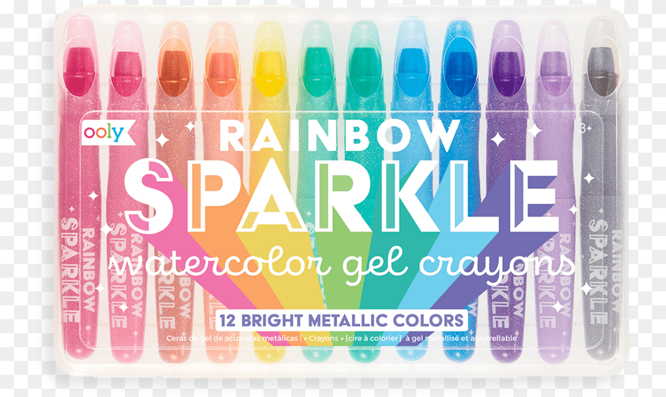 Sparkle Watercolor Gel Crayons, Marker Free Transparent Png