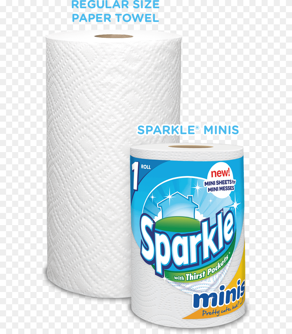 Sparkle174 Minis Mini Paper Towels Sparkle174 Sparkle Paper Towel Regular Roll Spirited Prints, Paper Towel, Tissue, Toilet Paper, Can Png