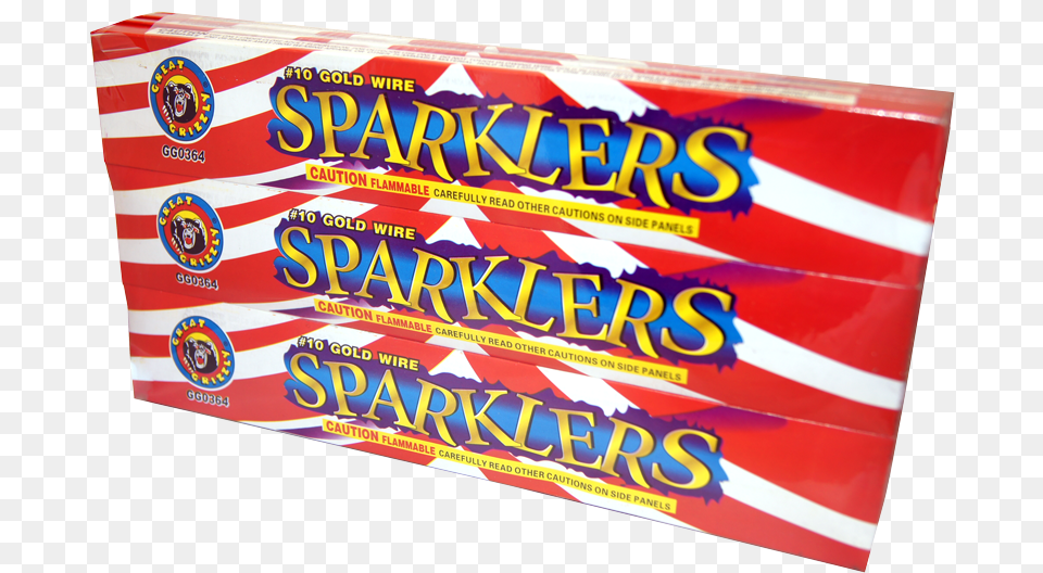 Sparkler 10 Gold Wire Food, Sweets, Candy, Gum, Can Png Image