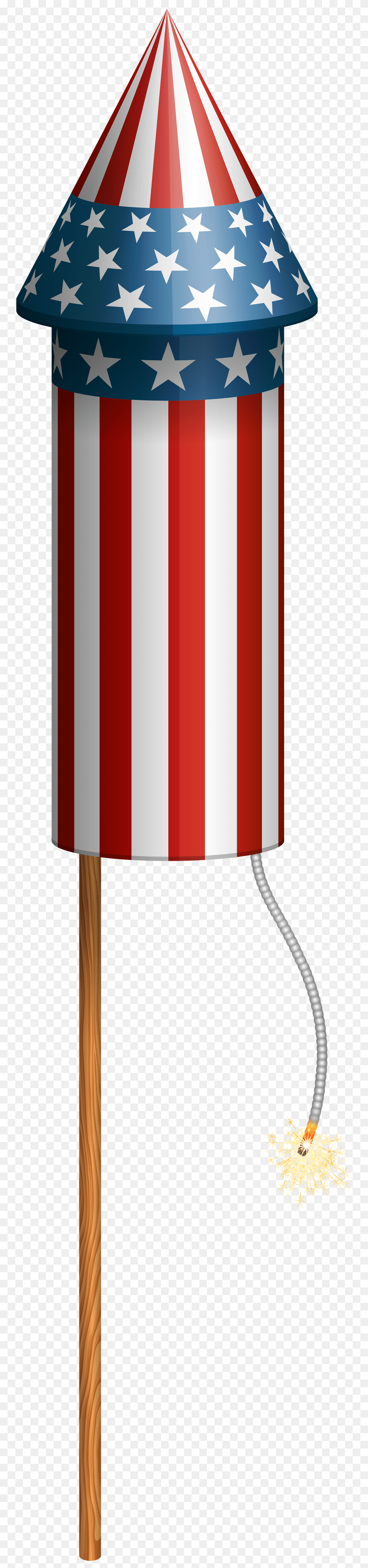 Sparklers Clipart Banner, American Flag, Flag Png Image