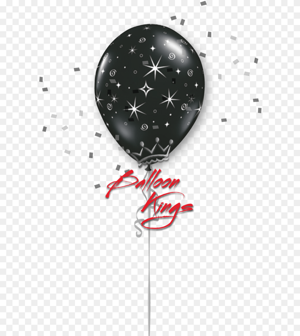 Sparkles Black Christmas Balloons Clip Art, Balloon Png Image