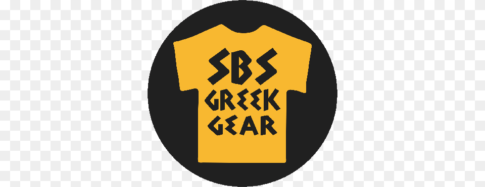 Sparkles By Shell Sbs Screened Amp Stitched Sbs Greek Label, Clothing, T-shirt, Symbol, Shirt Free Png Download