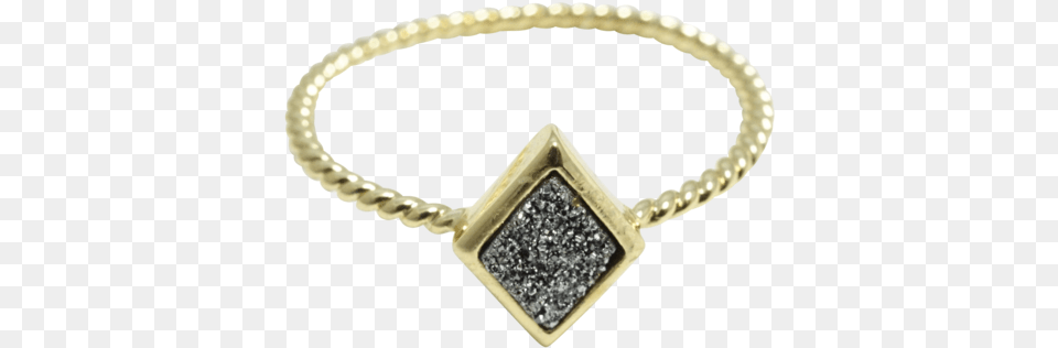 Sparkles Diamond Silver Druzy Ring Chain, Accessories, Gemstone, Jewelry, Necklace Png Image