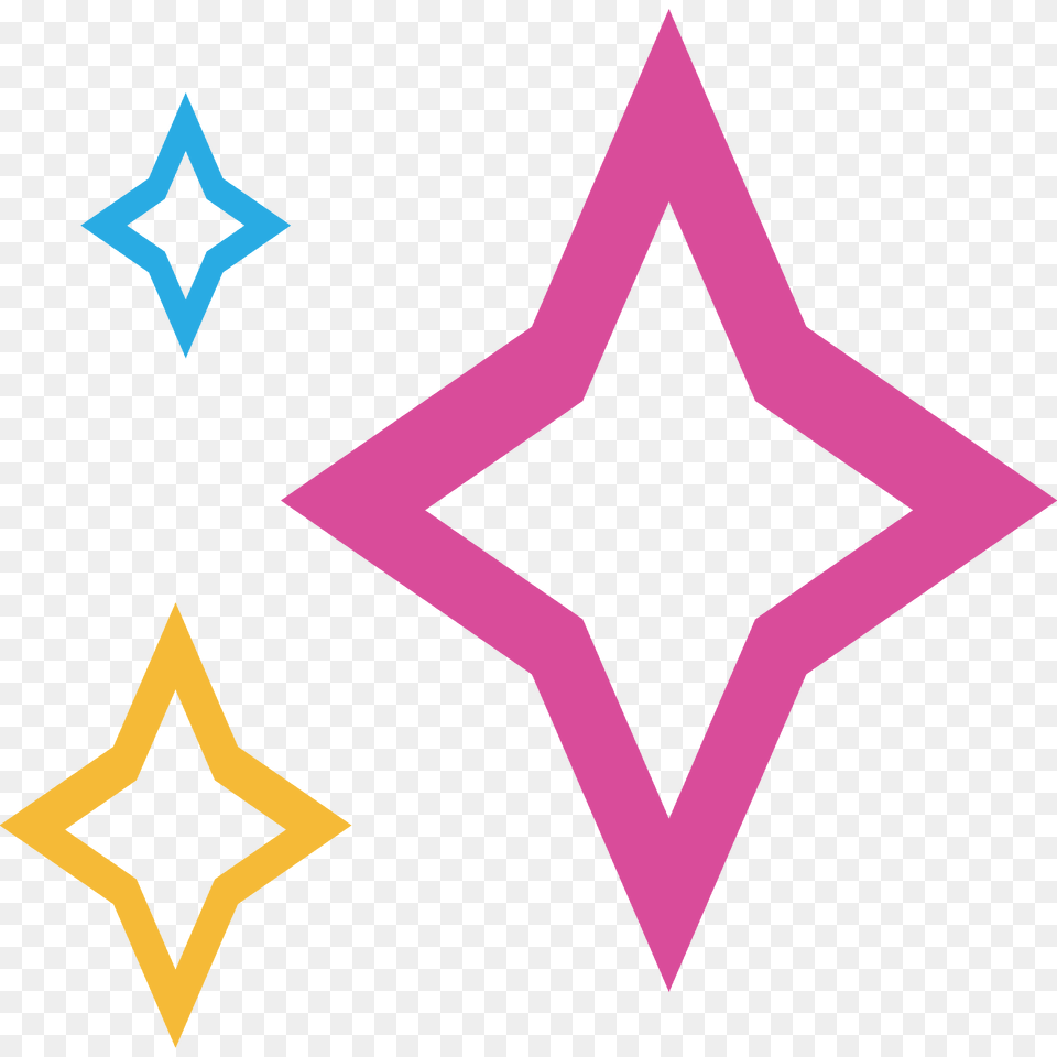 Sparkles Emoji Clipart, Star Symbol, Symbol Free Png