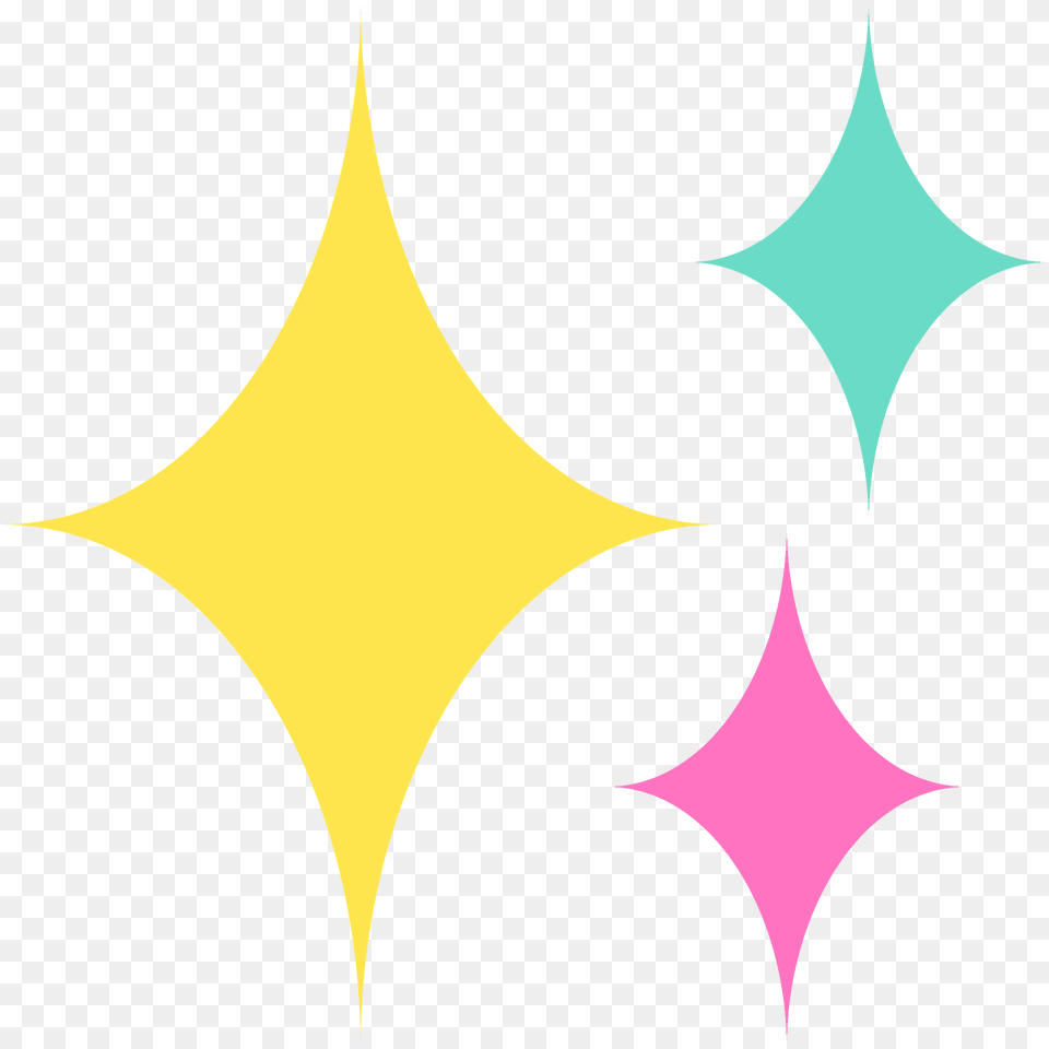 Sparkles Emoji Clipart, Logo, Pattern, Symbol, Animal Png