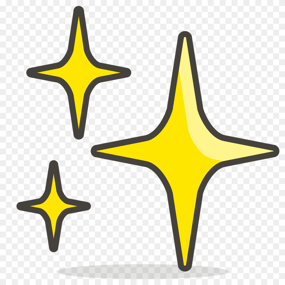 Sparkles Emoji Clipart, Star Symbol, Symbol Free Png Download