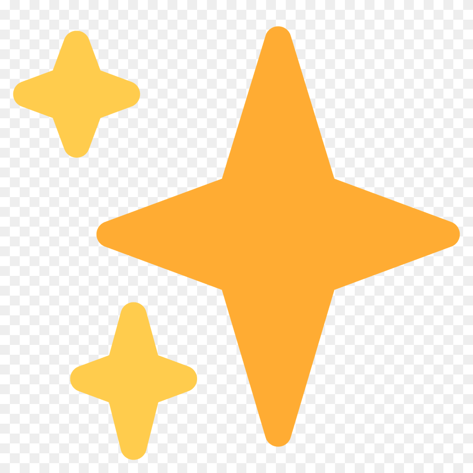 Sparkles Emoji Clipart, Star Symbol, Symbol, Cross Png