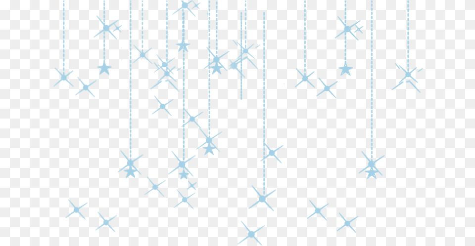 Sparkles Stars Decoration Hanging Overlay Blue Sparkle Overlay, Nature, Outdoors, Snow Free Transparent Png