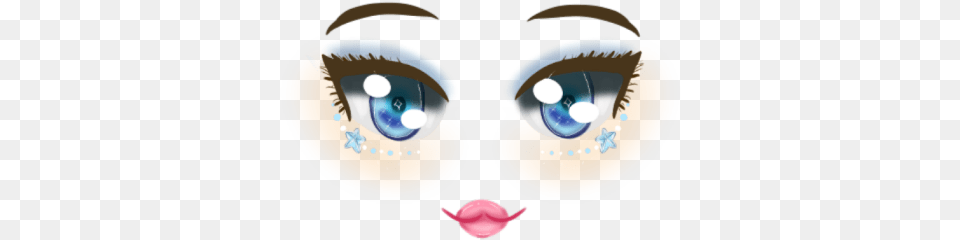 Sparkling Blue Eyes Roblox Cartoon, Contact Lens, Disk Png