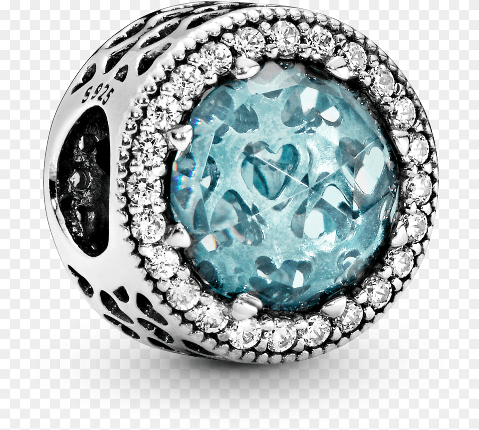 Sparkling Glacier Blue Charm Pandora Hk Pandora Blue Radiant Heart Charm, Accessories, Jewelry, Gemstone, Diamond Free Transparent Png