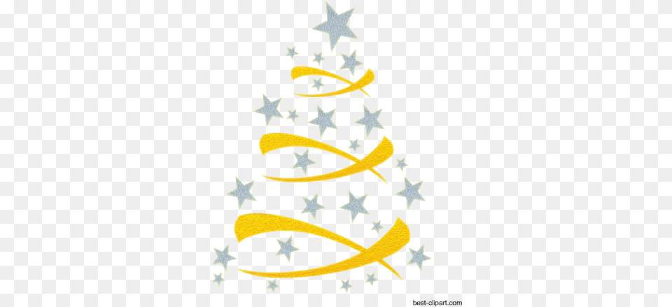 Sparkling Glittery Christmas Tree Clip Art Star Pattern, Symbol, Star Symbol, Christmas Decorations, Festival Png