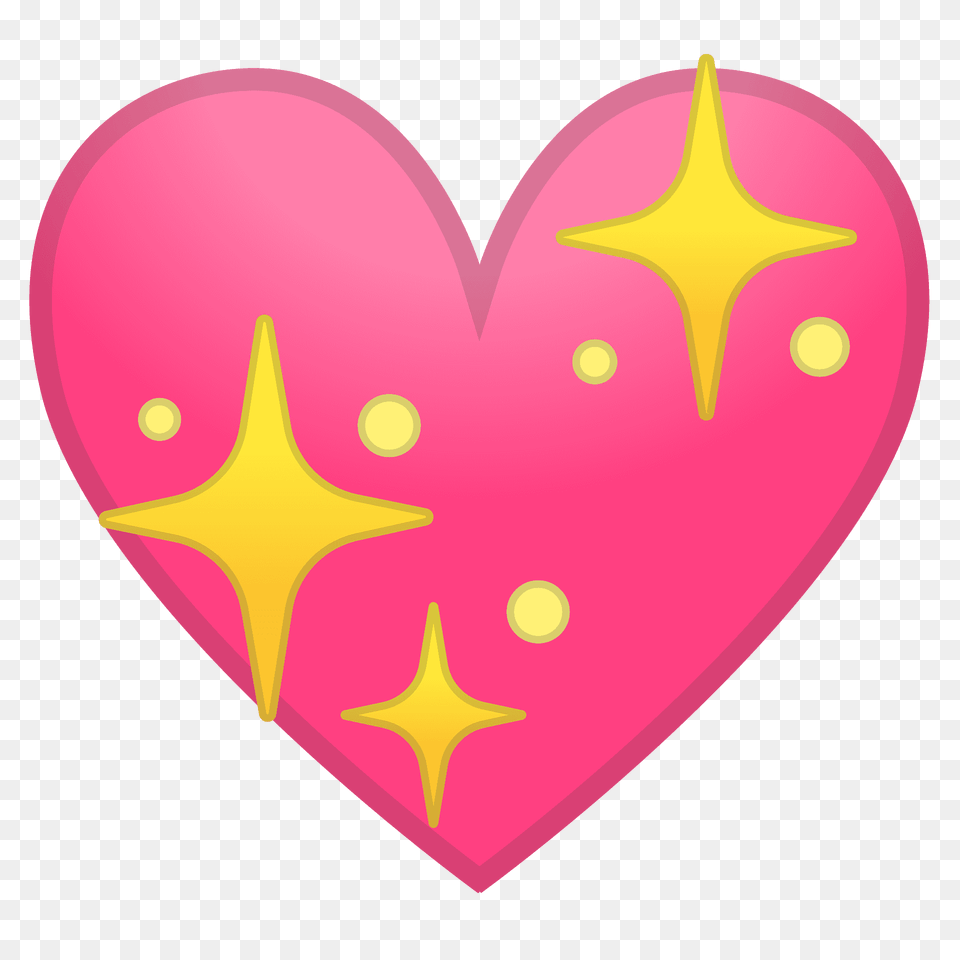 Sparkling Heart Emoji Clipart Free Transparent Png