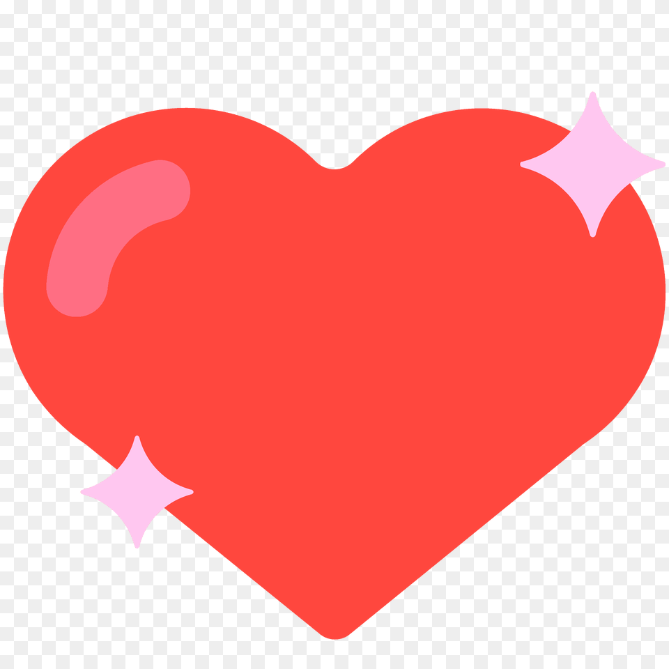 Sparkling Heart Emoji Clipart, Balloon Free Png Download