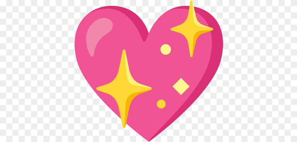 Sparkling Heart Emoji Sparkle Heart Emoji, Balloon Png Image