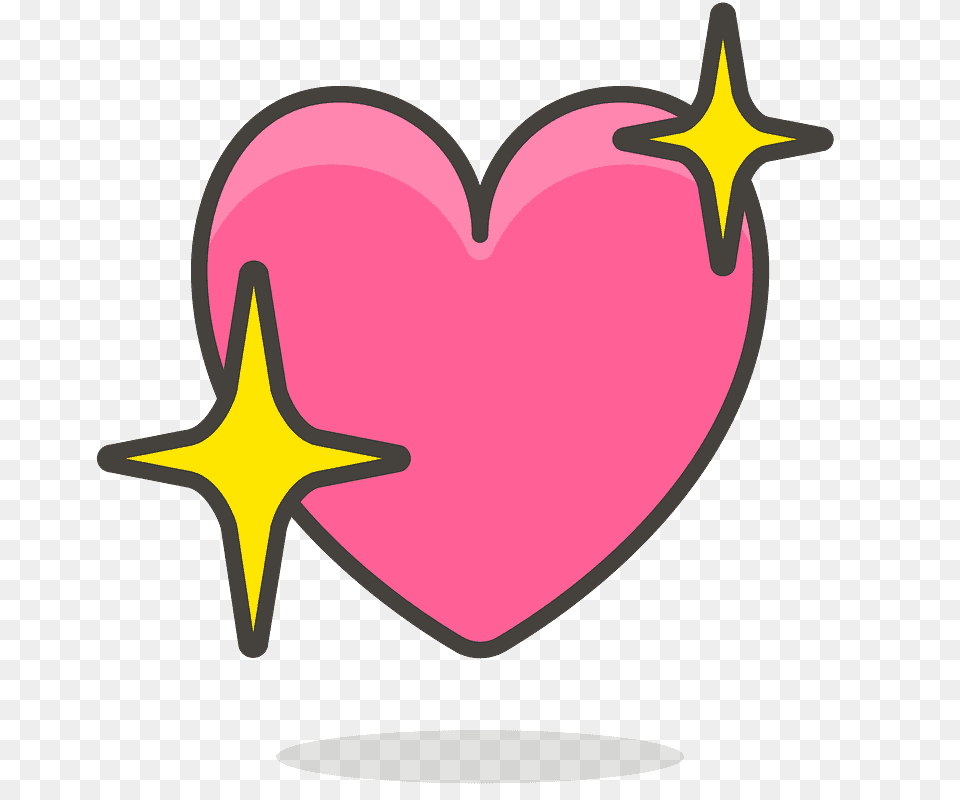 Sparkling Heart Icon Of 780 Vector Emoji Sparkling Heart, Symbol, Star Symbol Png