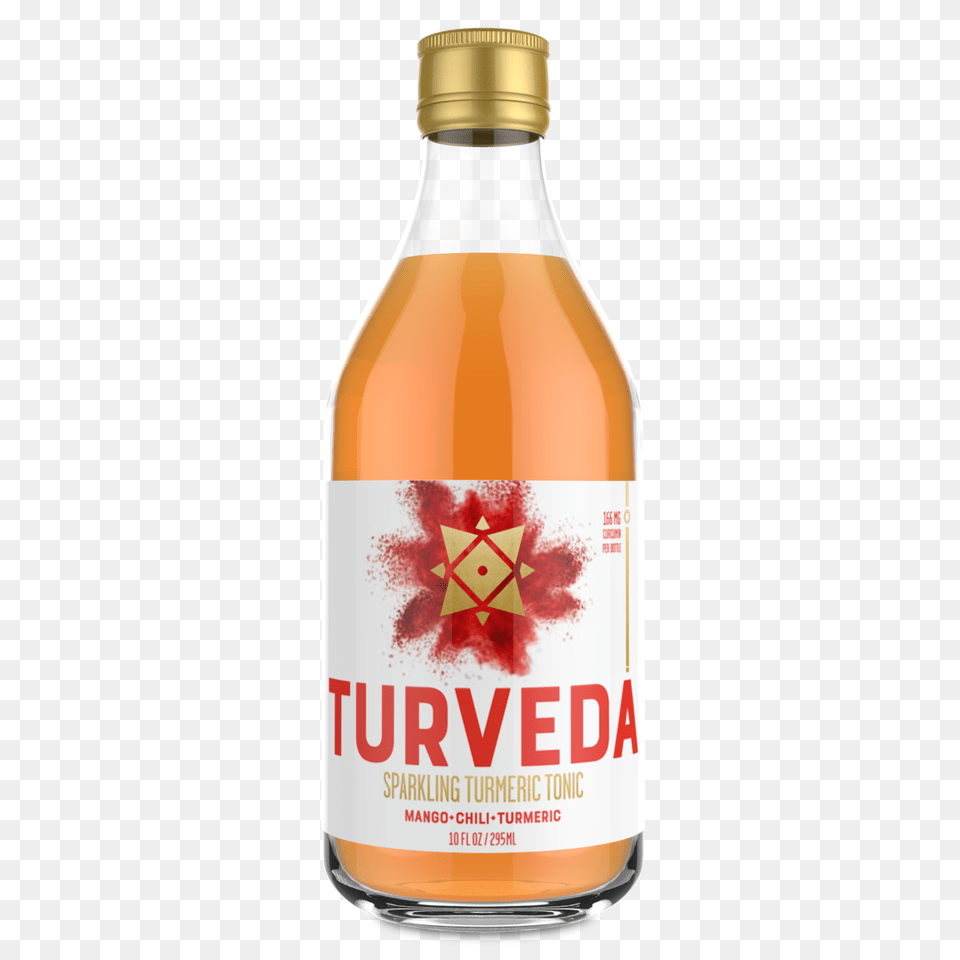 Sparkling Turmeric Tonic The Natural Products Brands Directory, Food, Ketchup, Beverage, Juice Free Transparent Png