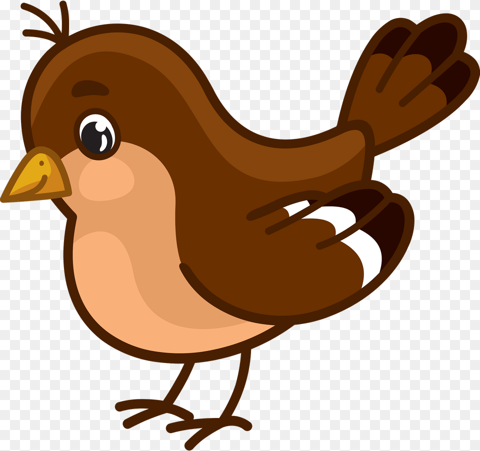 Sparrow Clipart, Animal, Beak, Bird, Wren Png Image