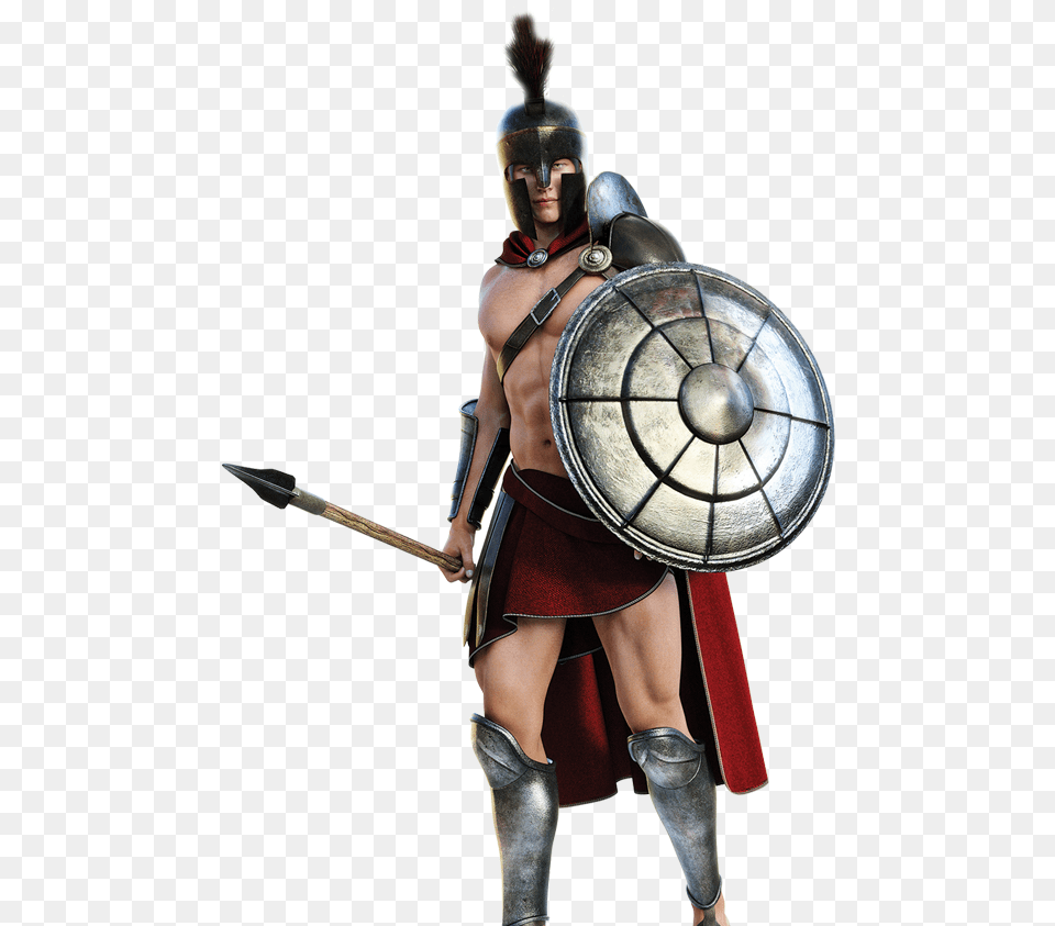 Spartan Army Ancient Greece Warrior Transprent Knight Ancient Greek Warrior Clip Art, Adult, Armor, Male, Man Free Png Download