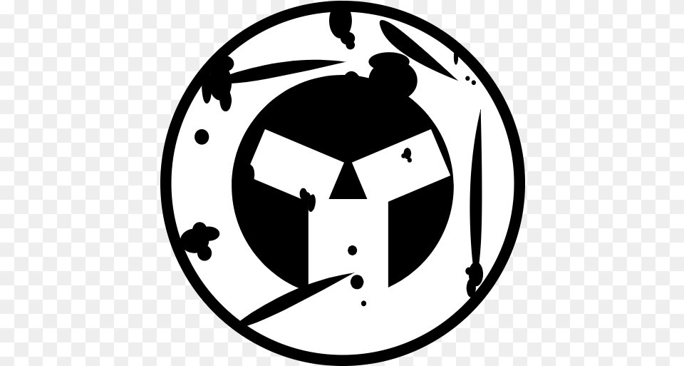 Spartan Bouncing Ball Circle, Stencil, Symbol, Recycling Symbol Free Png