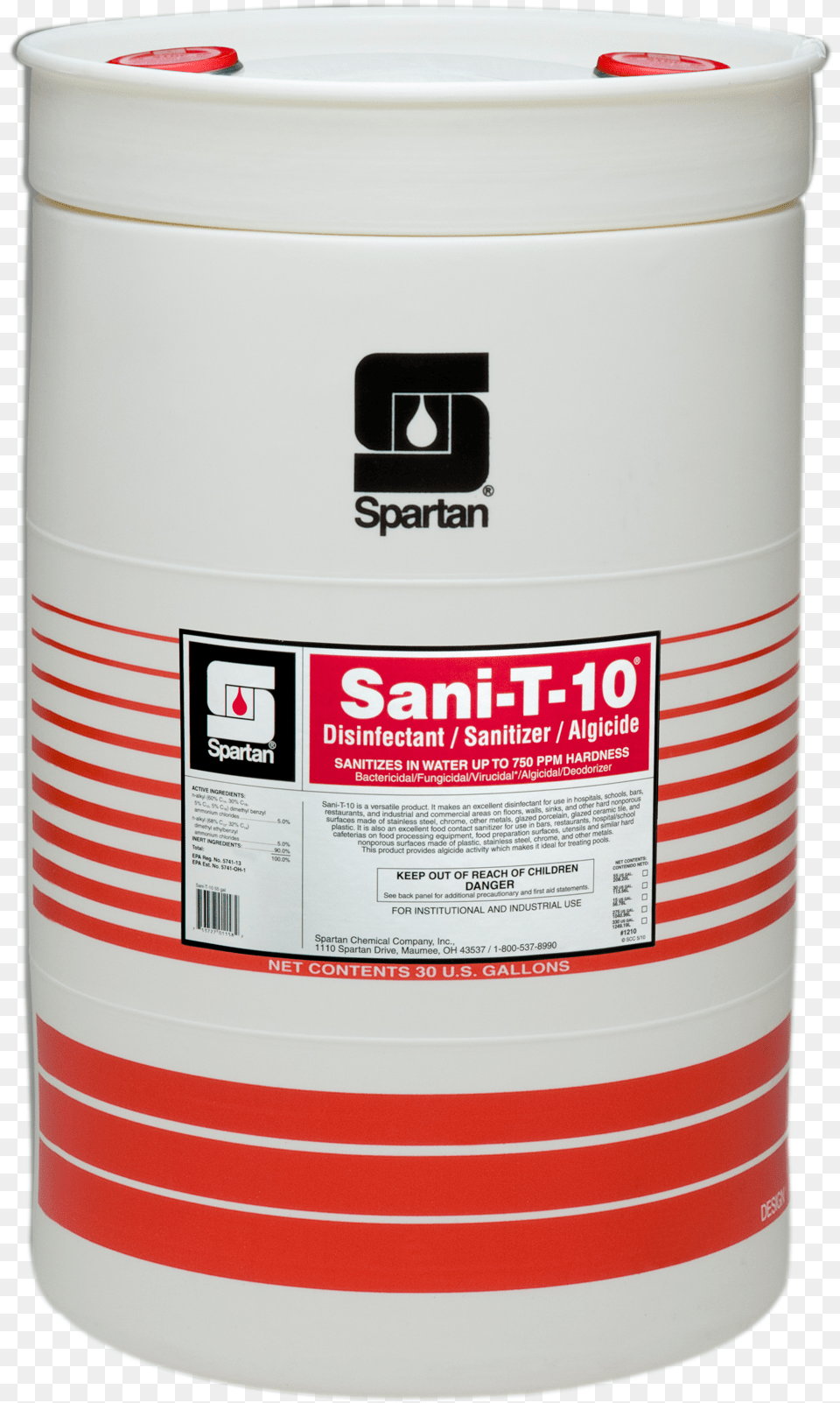 Spartan Chemical, Can, Tin Free Png