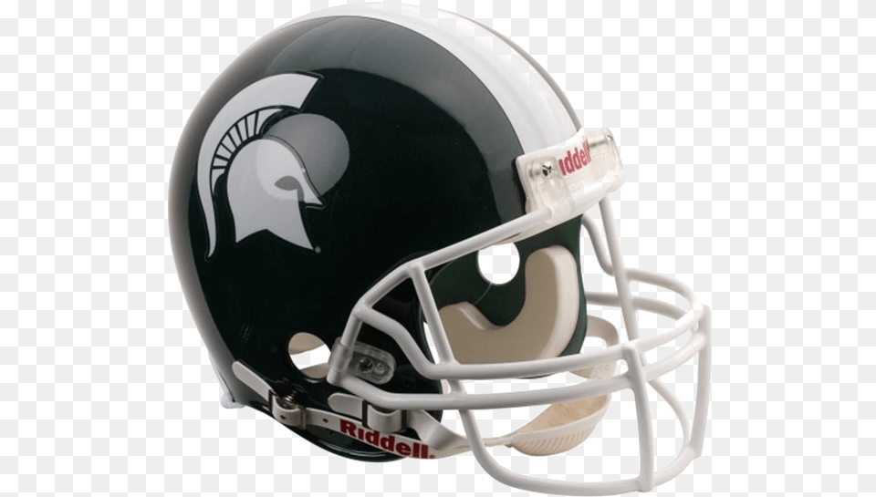 Spartan Fb Helmet By Riddel Michigan State Football Helmet, American Football, Football Helmet, Sport, Person Free Png