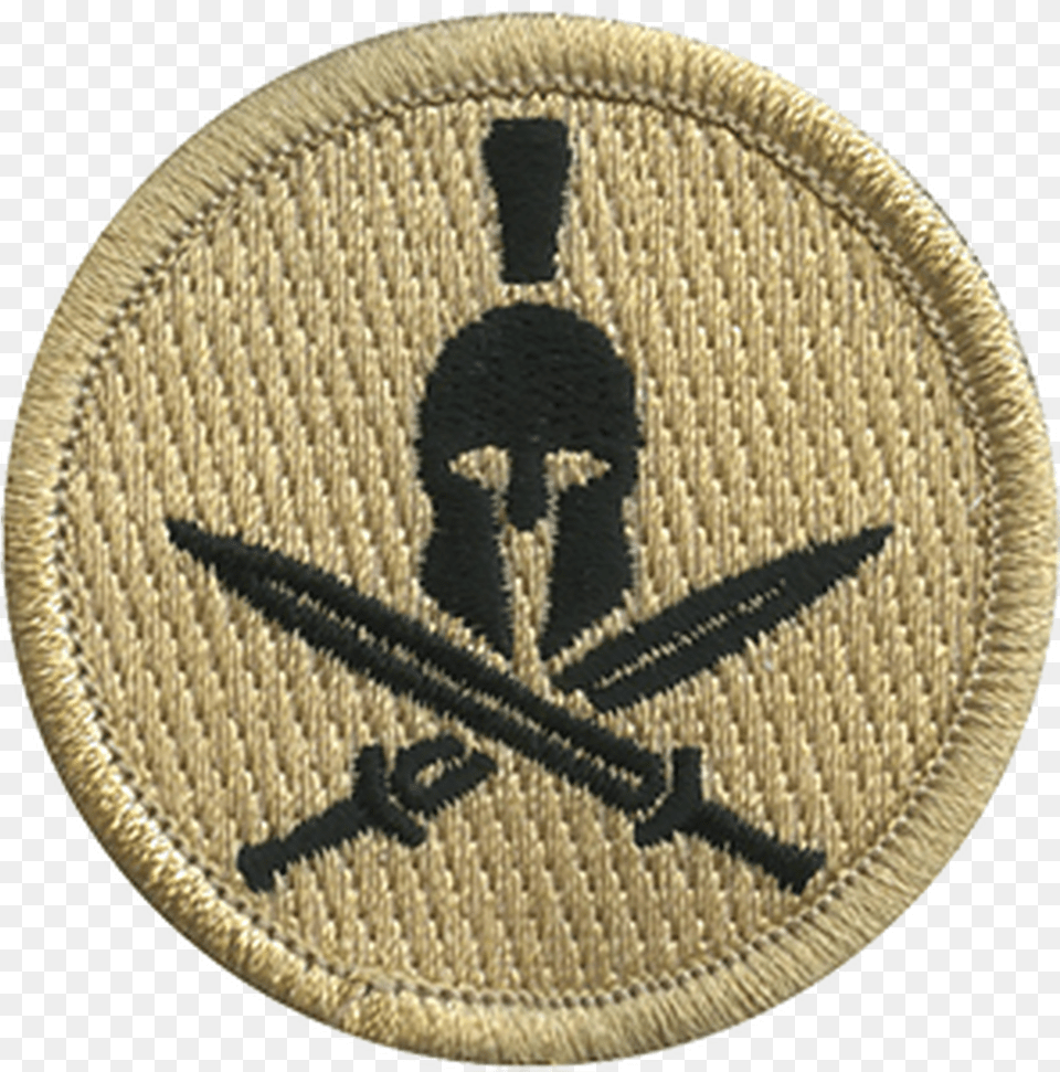 Spartan Helmet Cross Swords Patrol Patch Emblem, Badge, Logo, Symbol, Home Decor Free Png