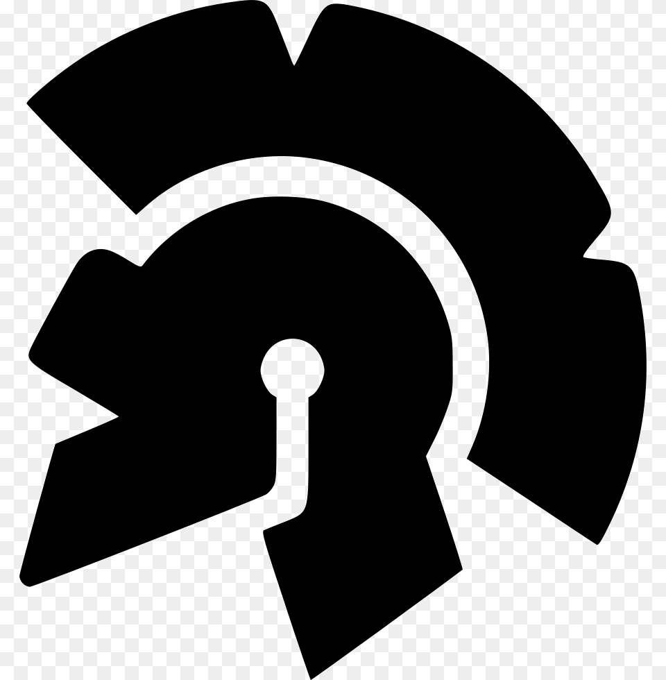Spartan Helmet Spartan Head Transparent, Recycling Symbol, Symbol, Stencil Free Png