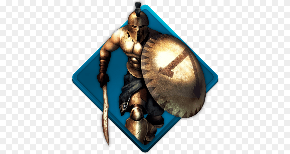 Spartan Icon, Armor, Bronze, Adult, Male Png