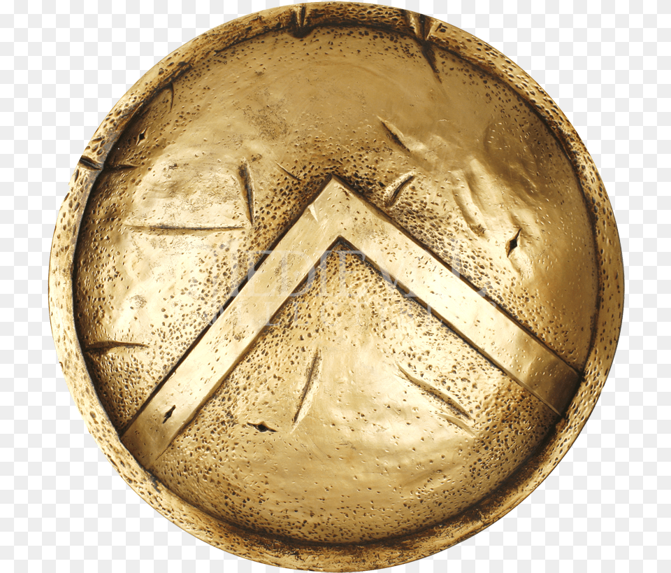 Spartan No Background Ancient Greece Spartan Shield, Armor, Bronze, Gold Png Image