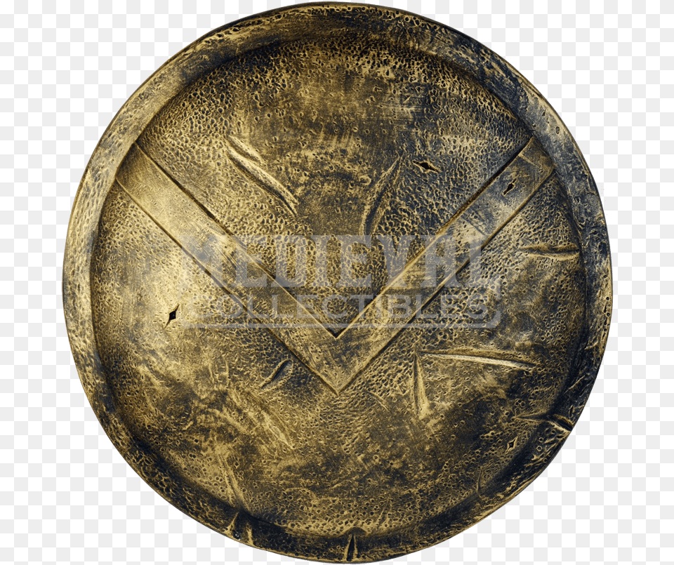 Spartan Shield, Armor, Bronze Free Png Download