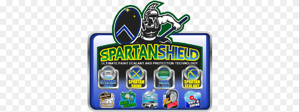 Spartan Shield Green Clean Auto Spa, Baby, Person, Face, Head Free Png Download