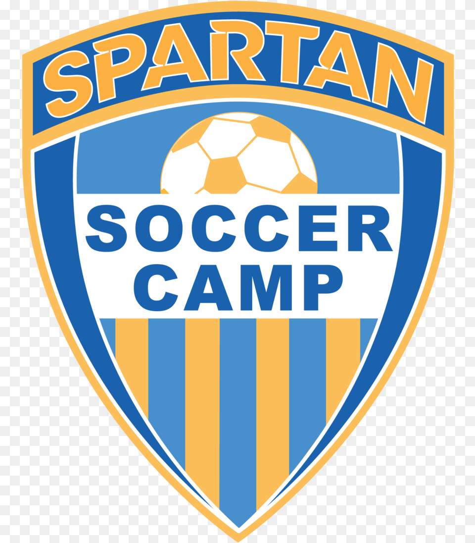 Spartan Soccer Camp Logo, Badge, Symbol, Ball, Football Png