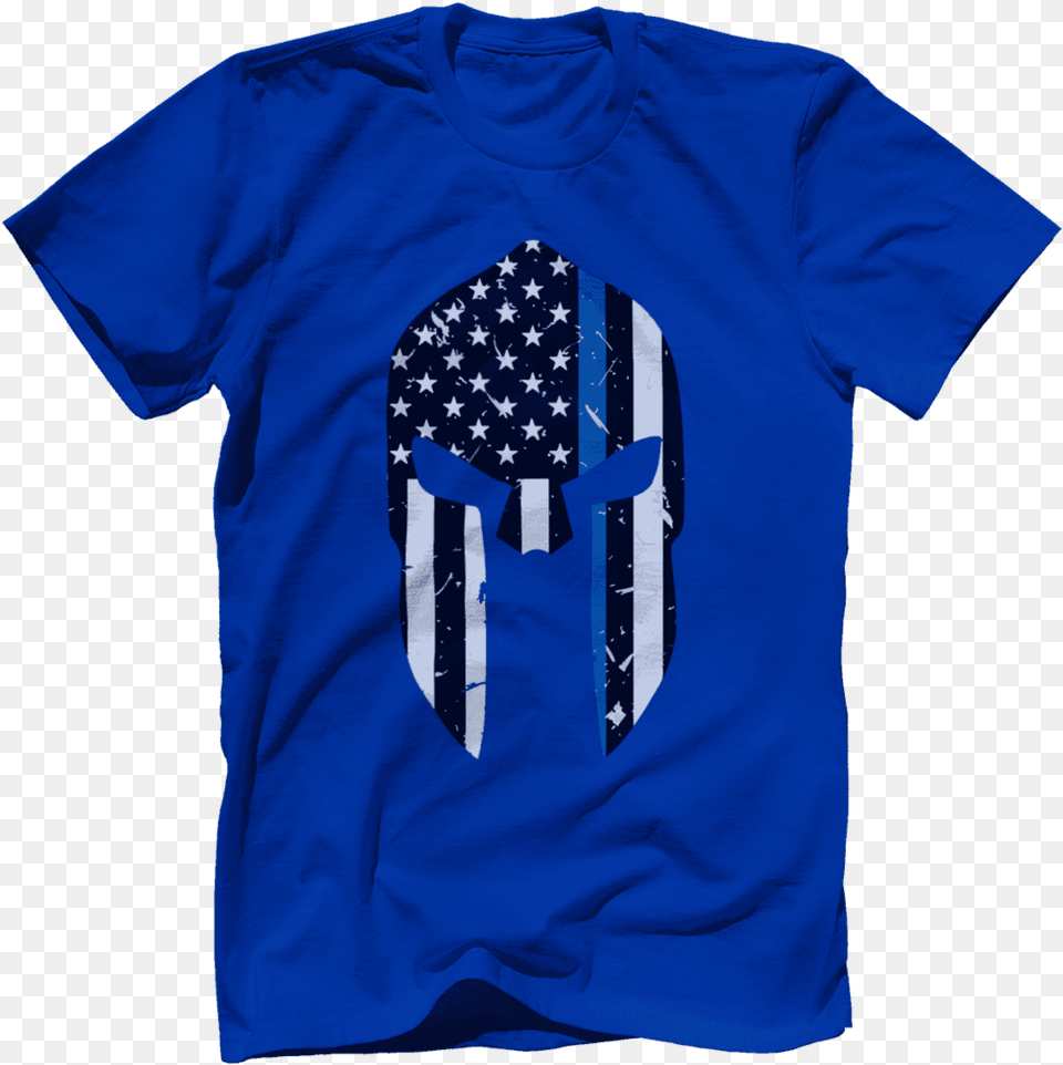 Spartan Thin Blue Line Under Quaker, Accessories, Clothing, Formal Wear, Shirt Free Png Download