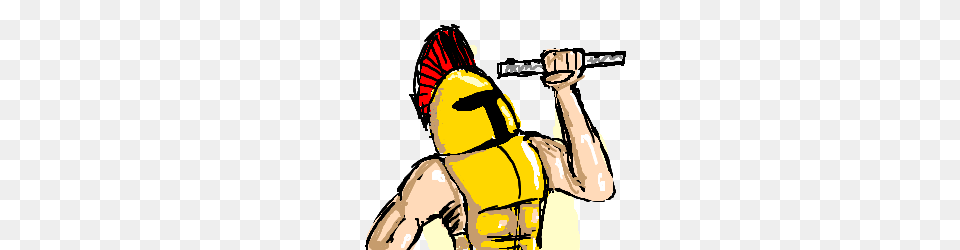 Spartan Warrior Prepares To Play A Flute Lullaby, Clothing, Lifejacket, Vest, Person Free Png