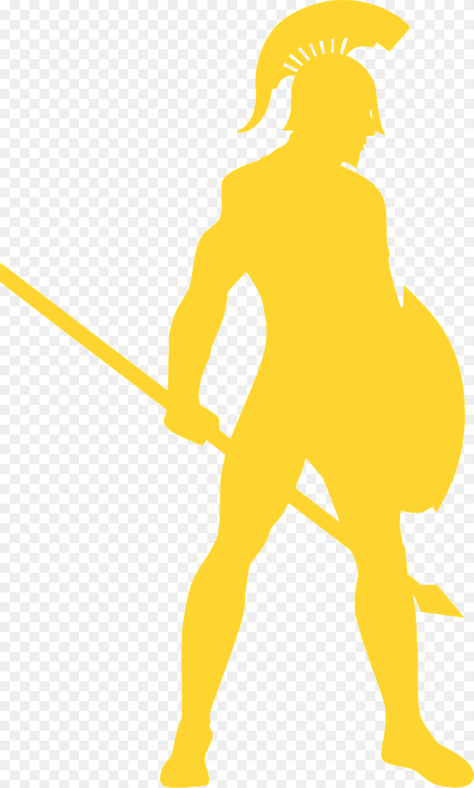 Spartan Warrior Silhouette, Person, People, Art Png