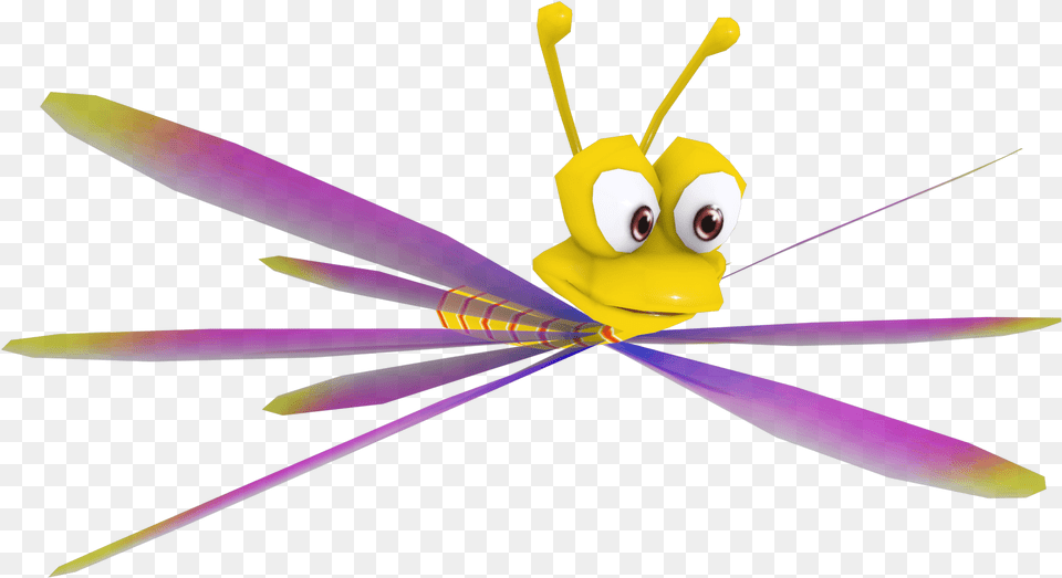 Sparx Spyro Enter The Dragonfly Model Spyro The Dragon Sparx, Animal, Bee, Insect, Invertebrate Png
