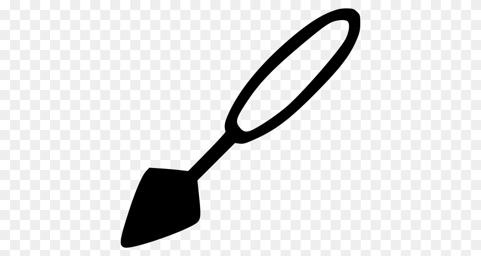 Spatula Icon, Gray Png Image