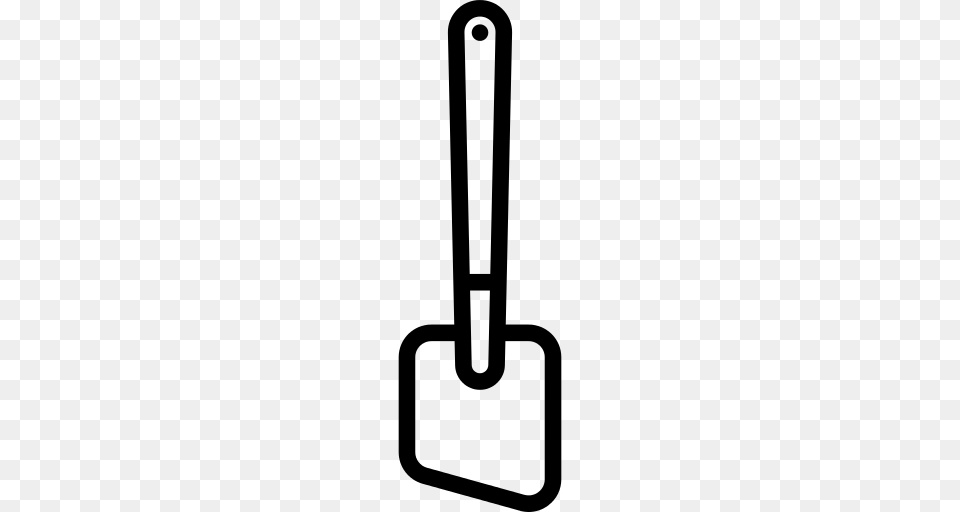 Spatula Icon, Gray Free Png