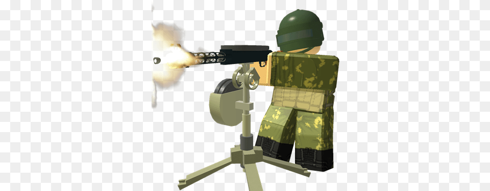 Spawnpeeking With Tachanka Roblox Rainbow Six Siege Tachanka, Gun, Machine Gun, Weapon, Firearm Png Image