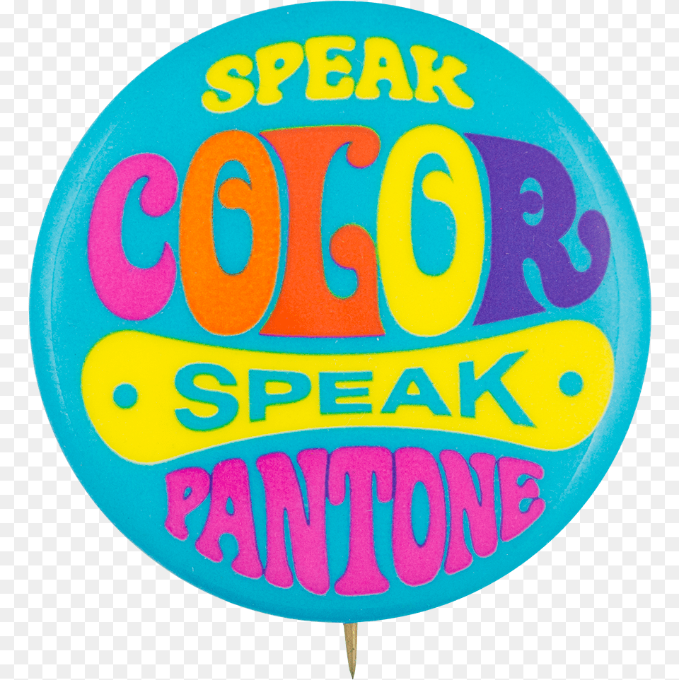 Speak Color Speak Pantone Circle, Badge, Logo, Symbol, Balloon Png Image