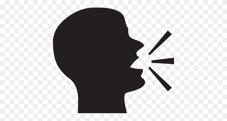 Speak It Into The Atmosphere, Face, Head, Person, Silhouette Free Transparent Png