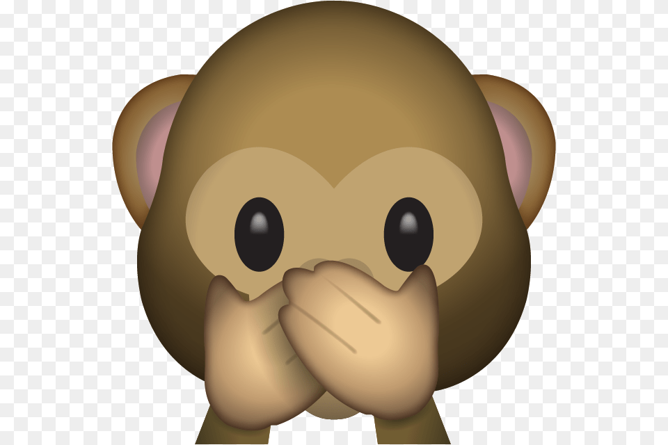 Speak No Evil Monkey Emoji, Ammunition, Grenade, Weapon, Plush Png