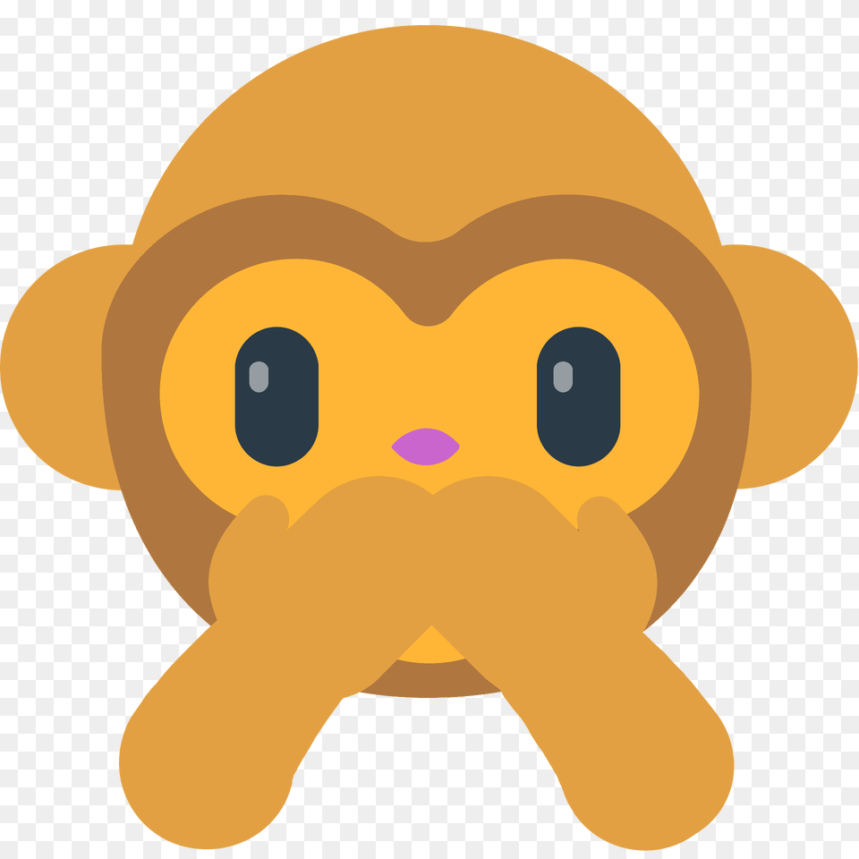 Speak No Evil Monkey Emoji Clipart, Plush, Toy, Baby, Person Free Transparent Png