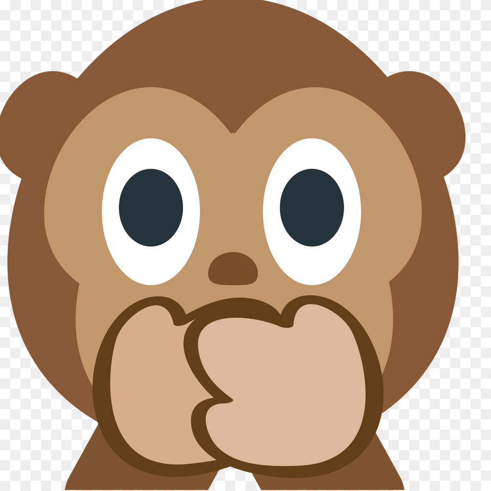 Speak No Evil Monkey Emoji Clipart Png