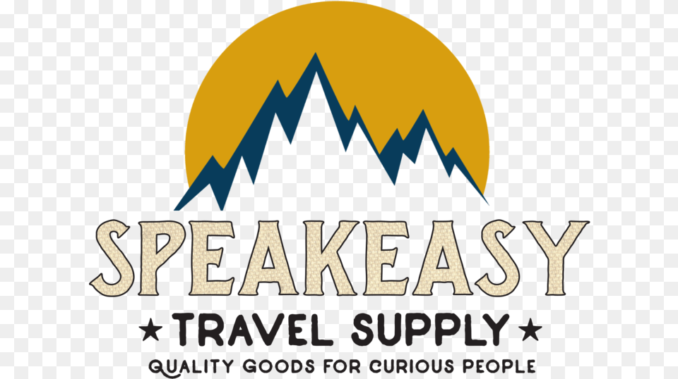 Speakeasy Travel Supply Co Graphic Design, Logo, Advertisement, Poster Free Transparent Png