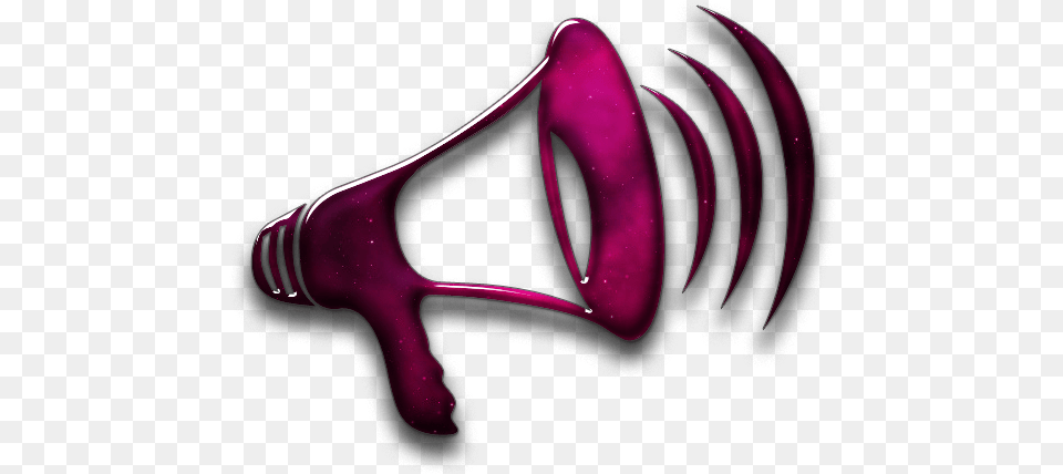 Speaker Audio Sound Waves Sound Speaker Clip Art, Purple, Light, Cutlery, Fork Free Png Download