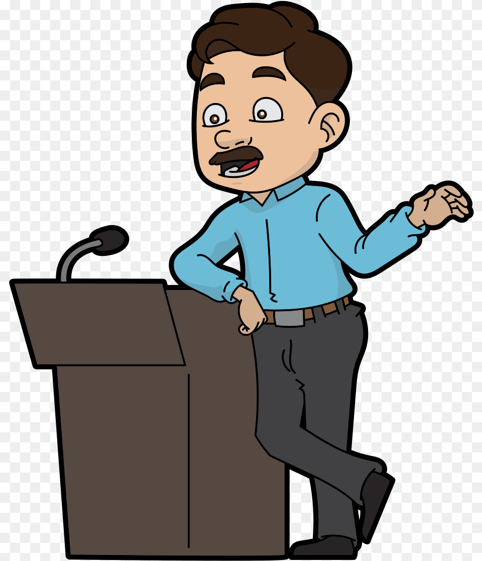 Speaker Clipart Cartoon, Crowd, Person, Audience, Baby Free Png Download